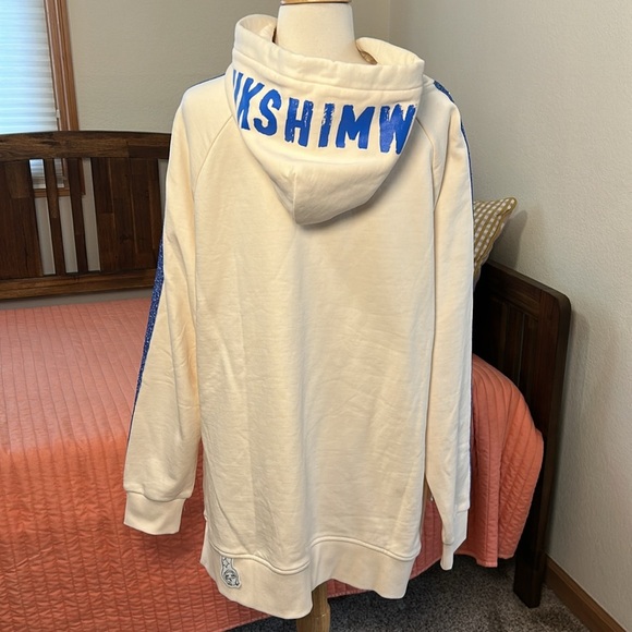 Youk World Shim Won hoodie, glitter sparkle sleeves, kangaroo pocket, size XL - Picture 4 of 16